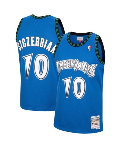 Мужская джерси Mitchell & Ness Wally Szczerbiak Minnesota Timberwolves 2001/02 Hardwood Classics Swingman, синяя