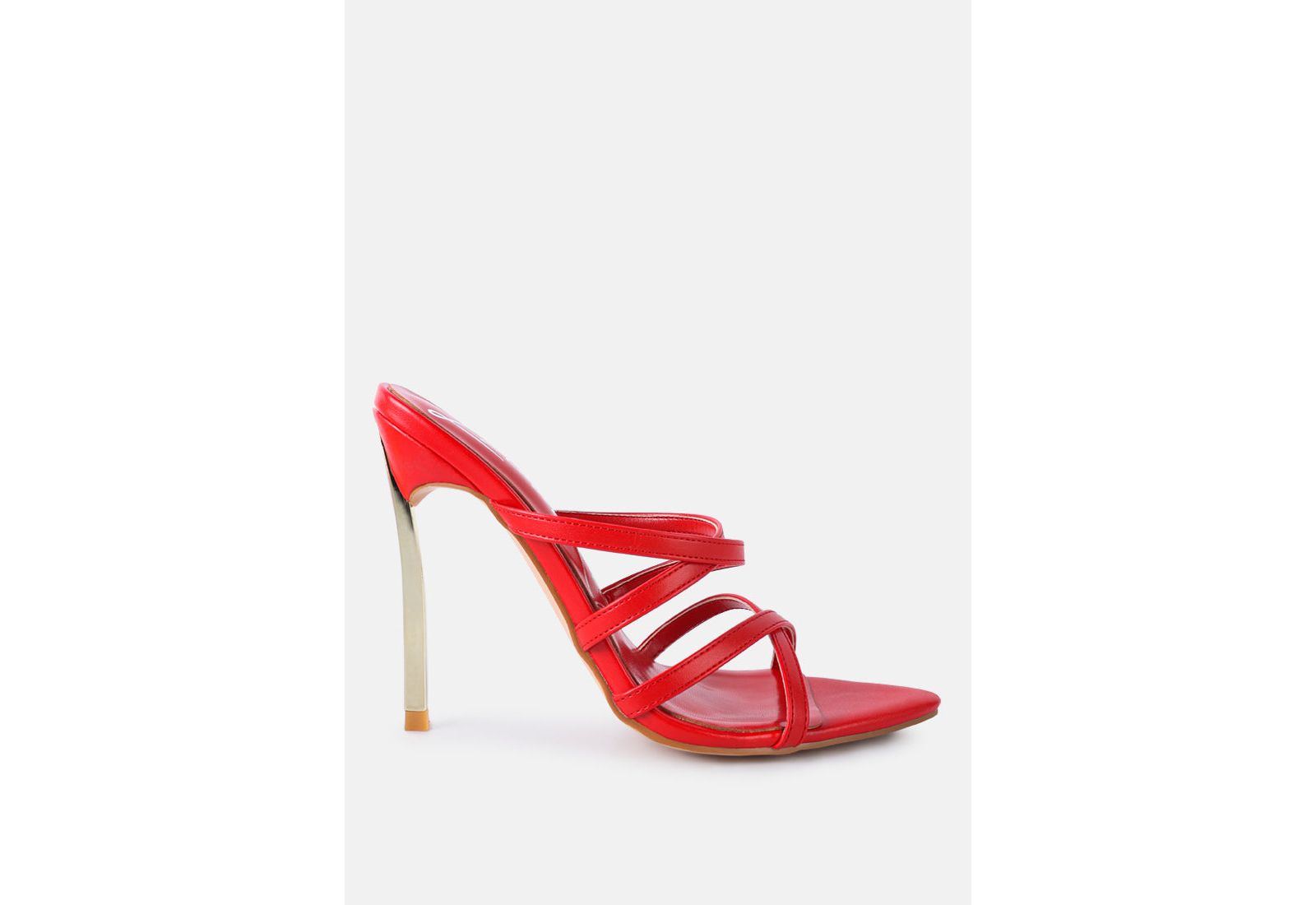London Rag Women's Nightclub Ready Strappy Stiletto Heel Sandals