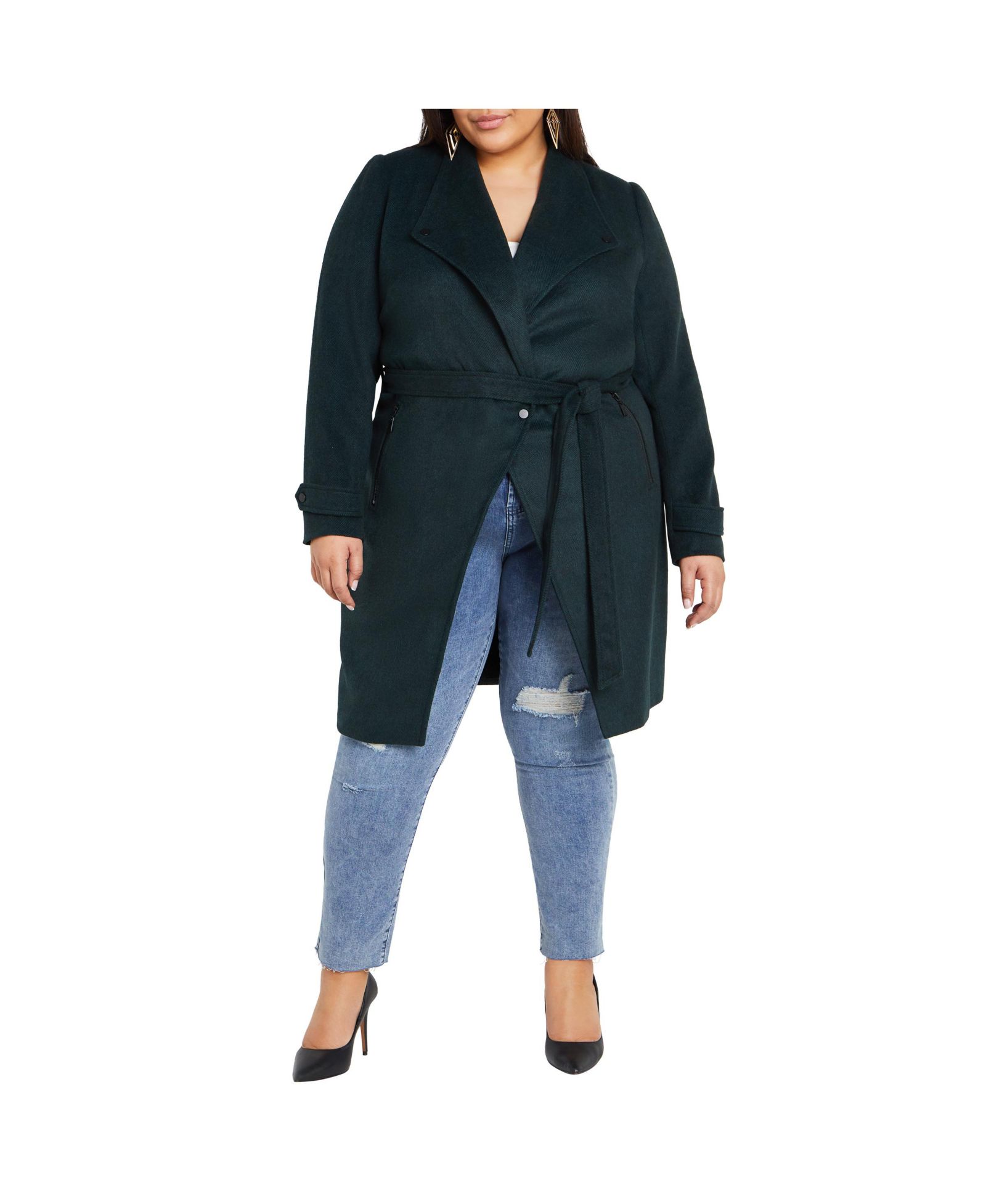 CITY CHIC Plus Size Пальто Isabella