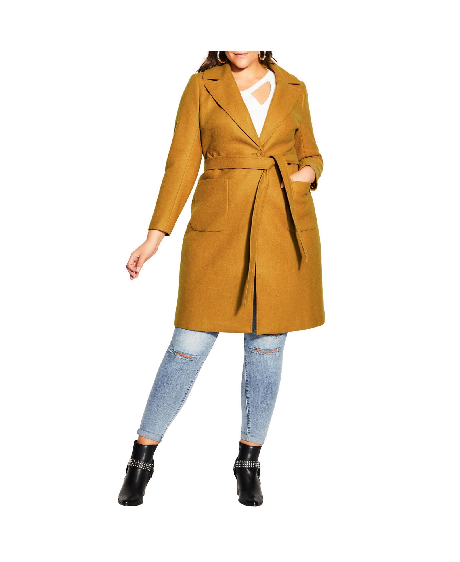 CITY CHIC Women's Abigail Coat