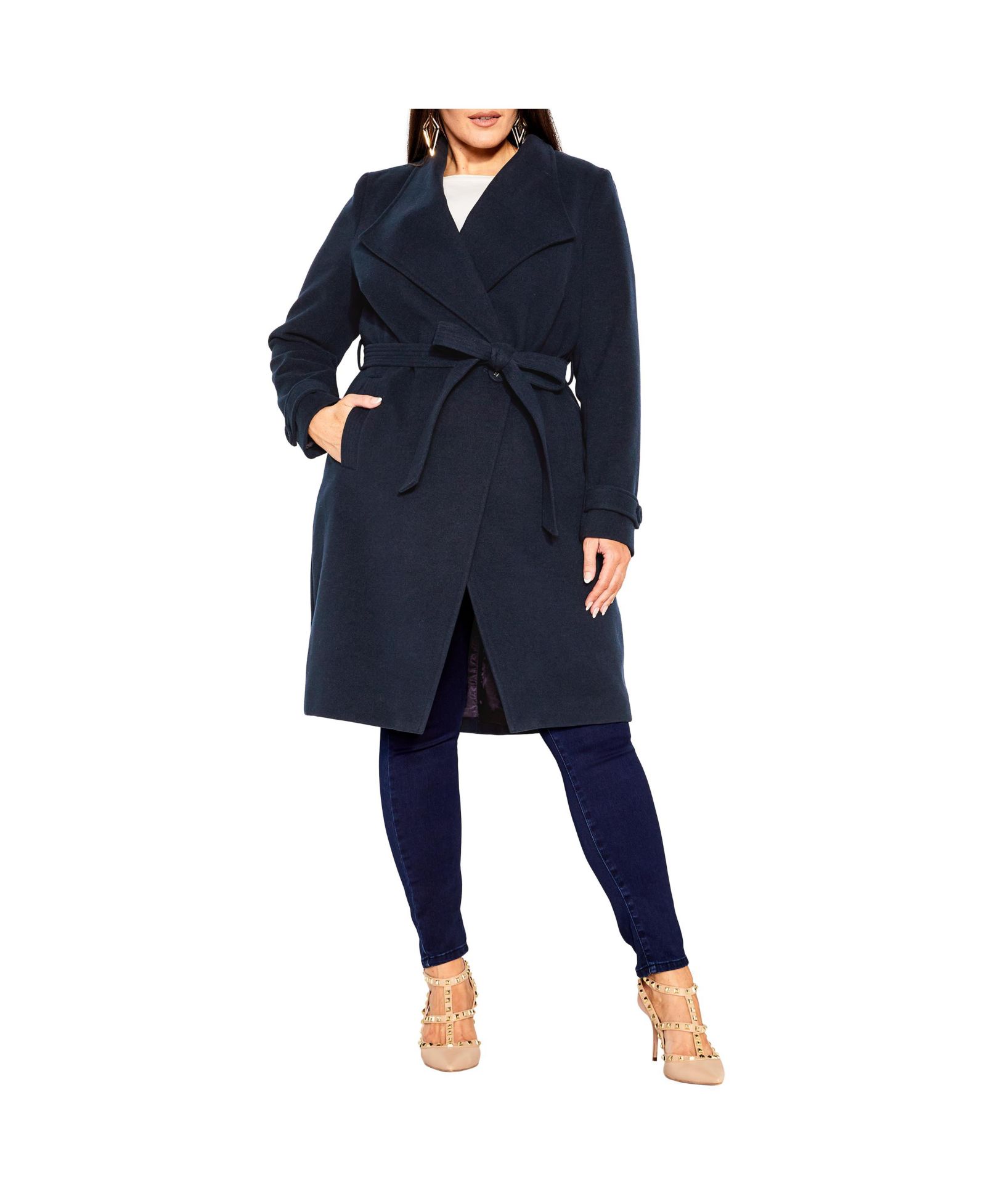 CITY CHIC пальто Plus Size So Sleek