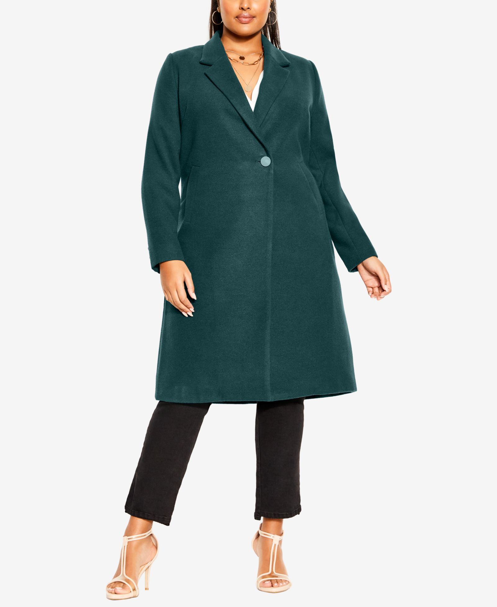 CITY CHIC Plus Size Effortless Chic Coat