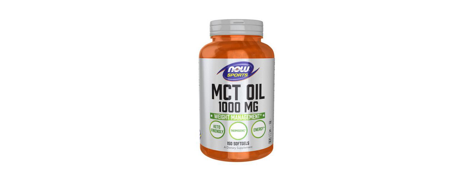 Now Foods MCT масло, 1000 mg, 150 sgels