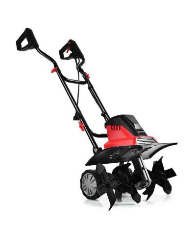 Electric Garden Cultivator with Motor for Soil Preparation and Gardening