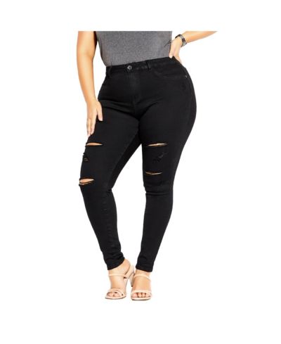 CITY CHIC Plus Size Rock N Roll Skinny Jean