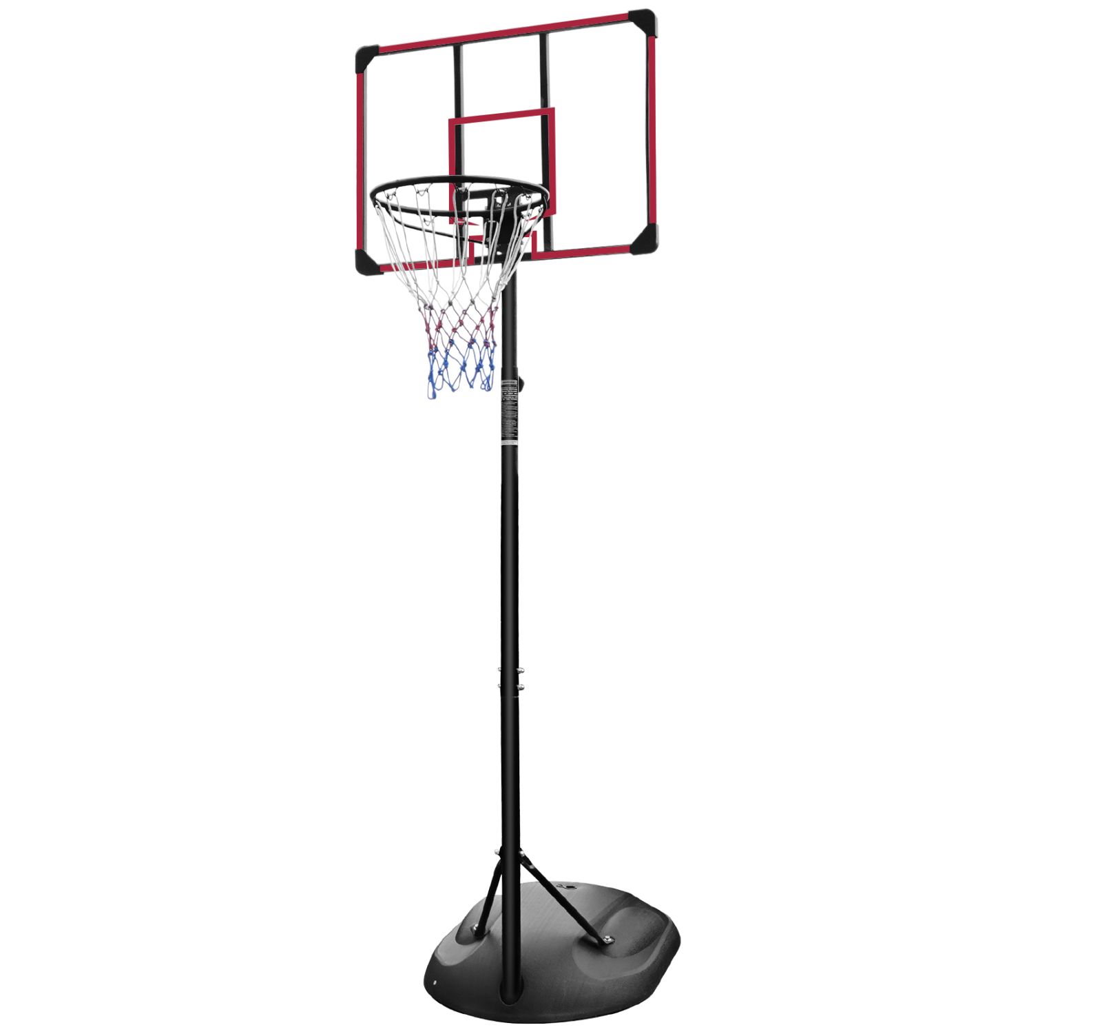 Streamdale баскетбольное кольцо с щитом и колесами, регулируемое 7.5-9.2FT