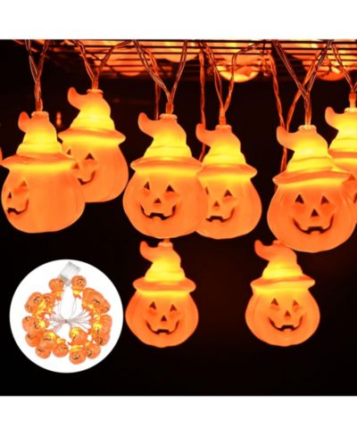 Гирлянда-тыква Halloween LED, 20 шт.