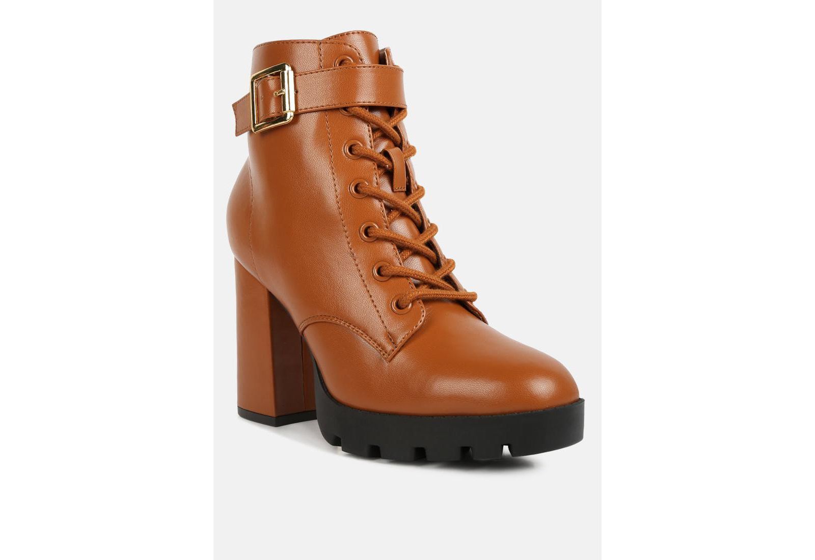 Женские ботинки London Rag grahams faux leather lace up