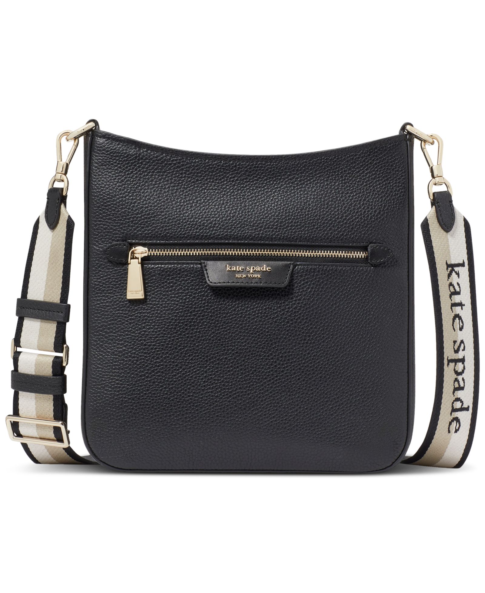 kate spade new york Hudson Pebbled Leather Small Crossbody Bag