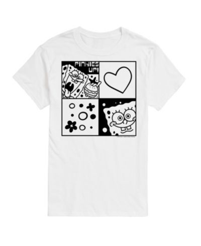 AIRWAVES Men's SpongeBob Short Sleeve T-shirt
