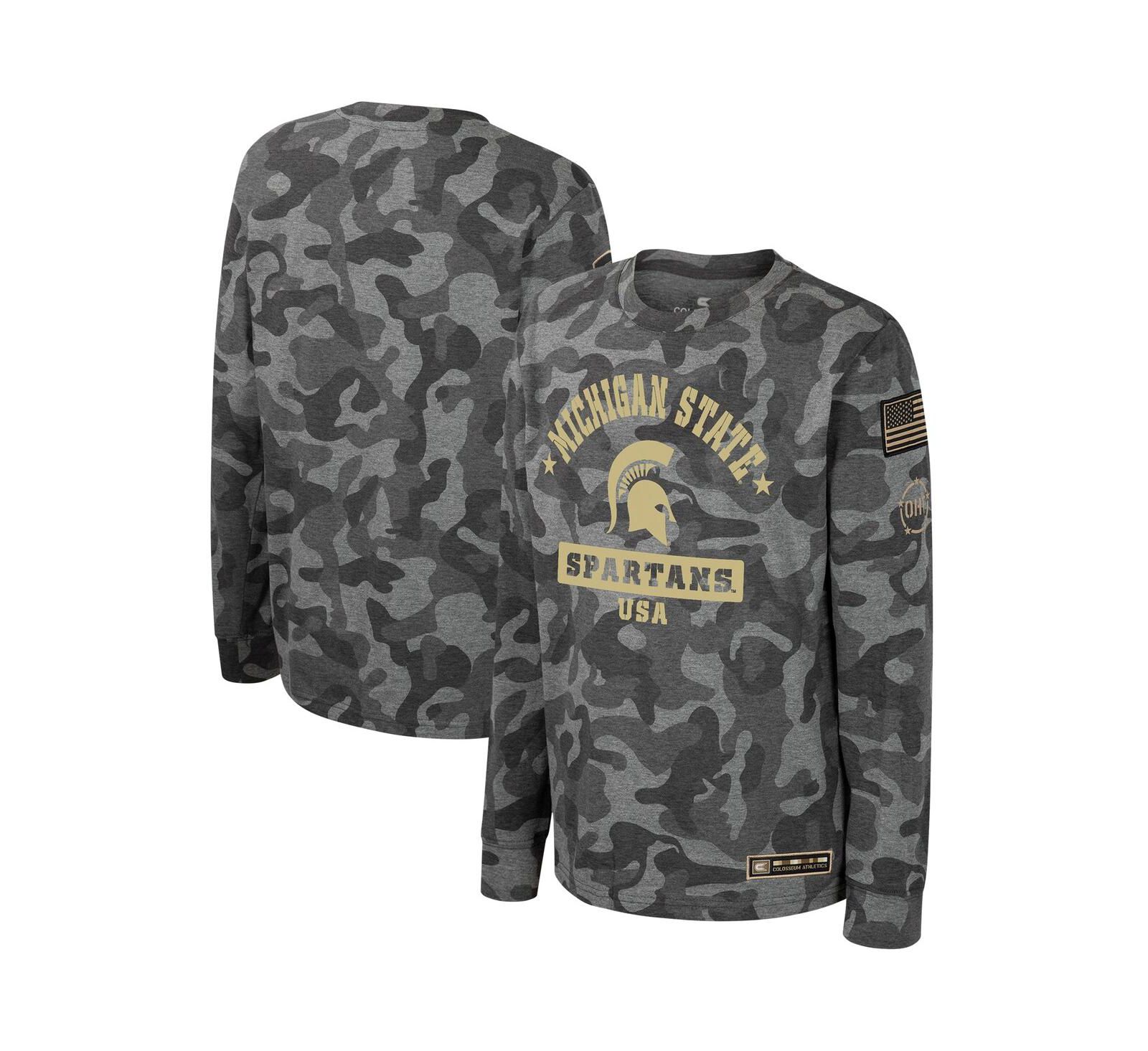 Colosseum детская футболка с принтом Michigan State Spartans OHT Military-Inspired