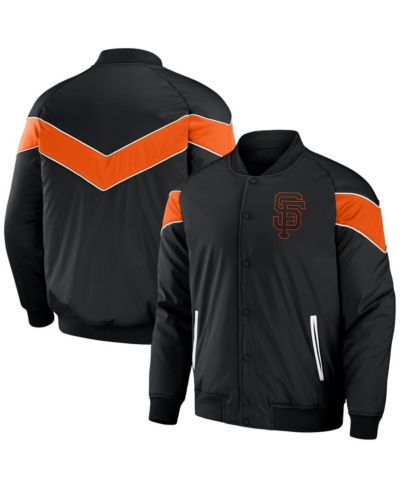 Fanatics Мужская куртка Darius Rucker Collection San Francisco Giants, черная, раглан, на кнопках