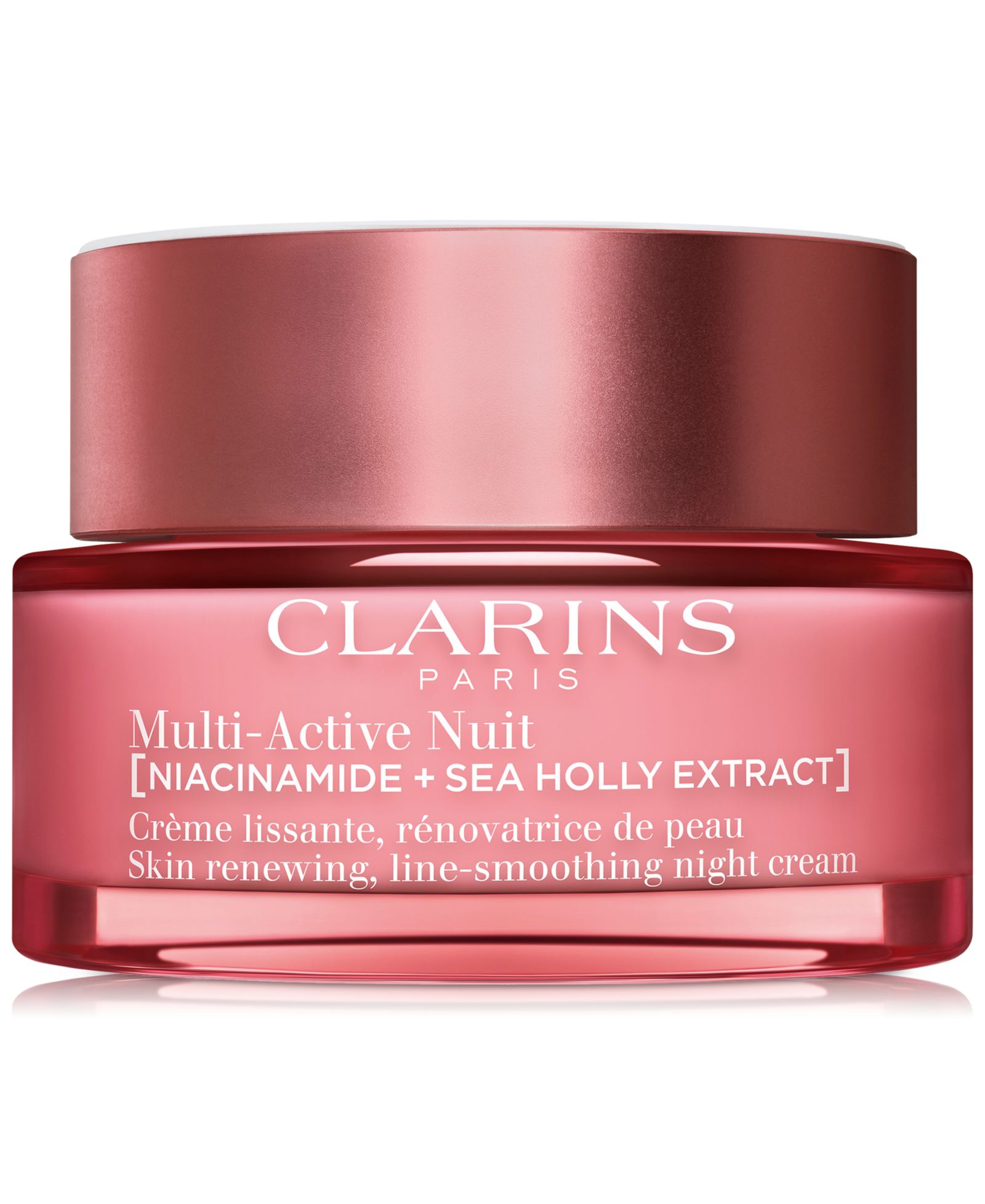 Clarins Multi-Active Night Moisturizer For Lines, Pores & Glow With Niacinamide, 1.7 oz.