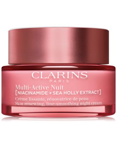 Clarins Multi-Active Night Moisturizer For Lines, Pores & Glow With Niacinamide, 1.7 oz.