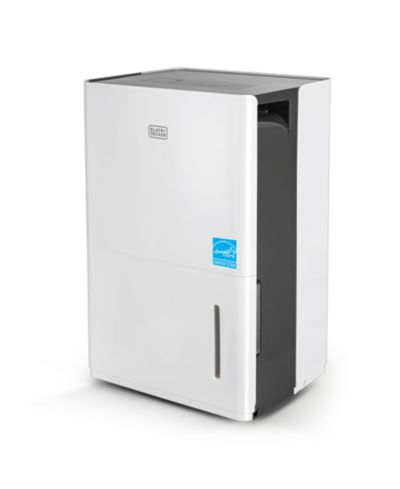 BLACK+DECKER 50-Pint Portable Dehumidifier, Dehumidifier for Home up to 4500 Sq. Ft. Coverage,White