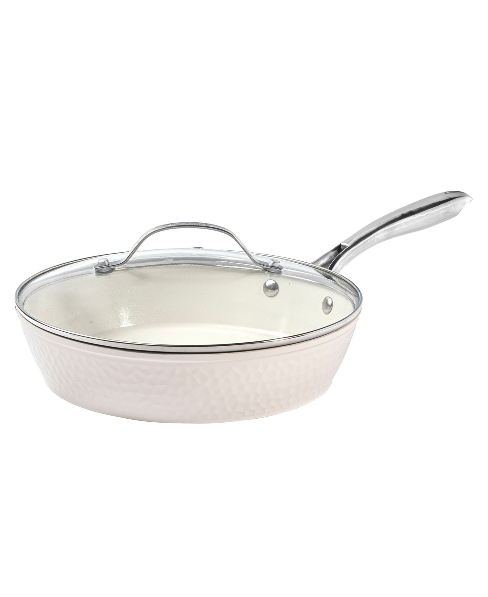 Сковорода Gotham Steel Hammered Cream Ceramic Nonstick, 10 in.