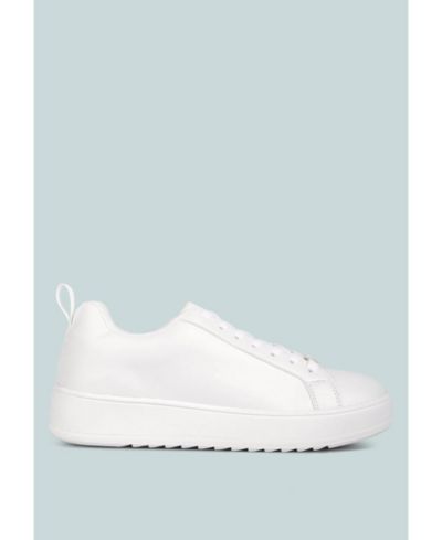 London Rag Women's Rouxy Faux Leather Sneakers
