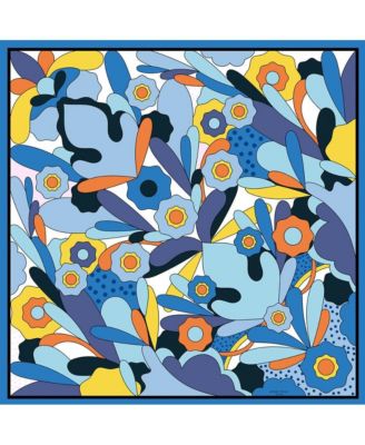 Jessie Zhao New York Silk Bandana Scarf  Of Ocean Imagination