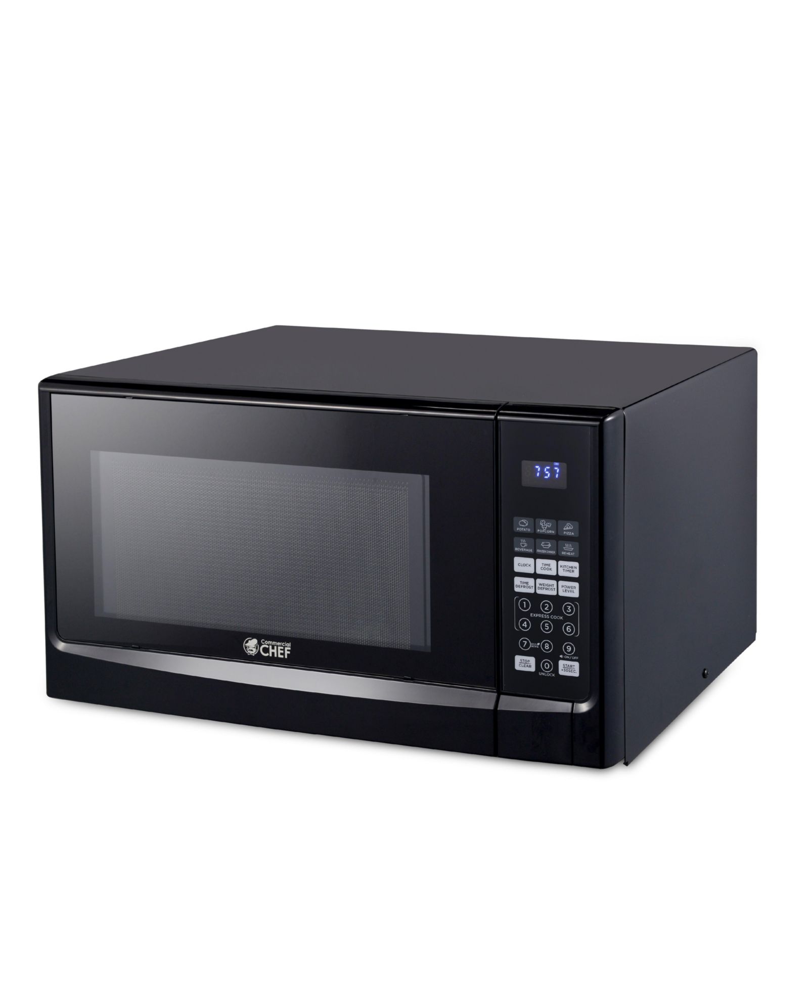 Commercial Chef 1.4 Cu. Ft. Countertop Microwave Oven, CHM14110B6C