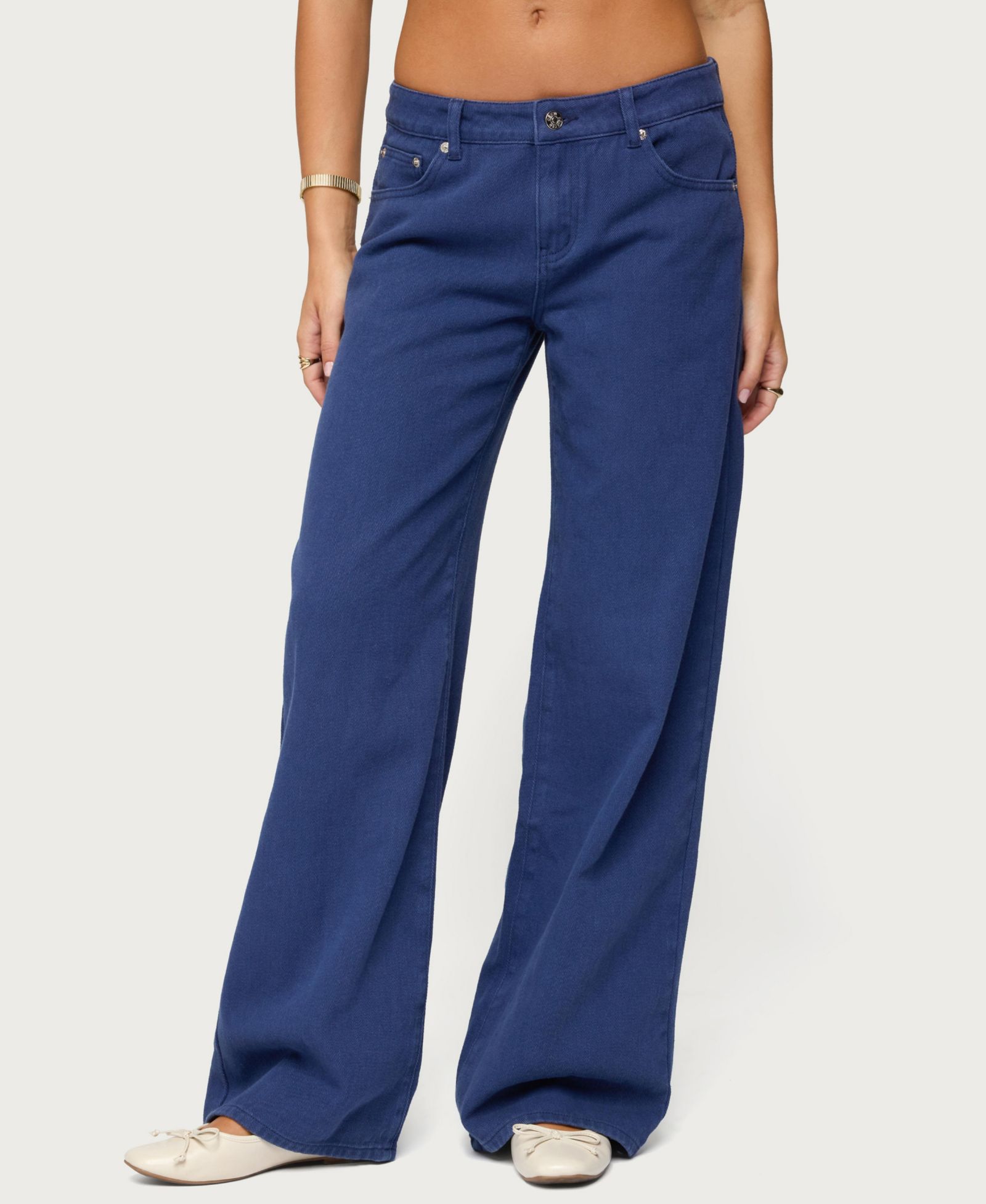 Женские широкие джинсы Edikted Low Rise Baggy