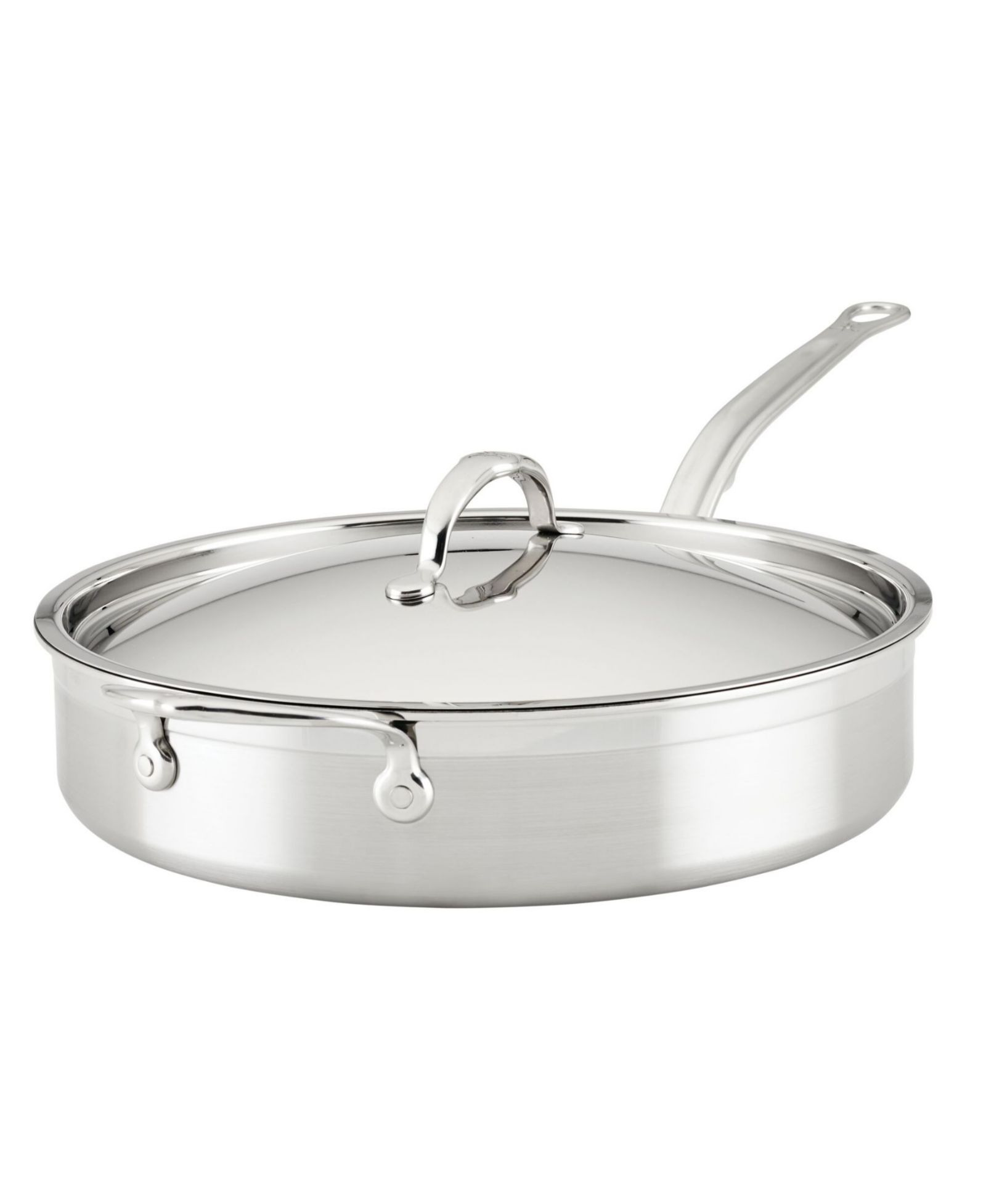 Hestan® ProBond Clad TITUM® Stainless Steel Nonstick 5-Quart Covered Saute Pan with Helper Handle