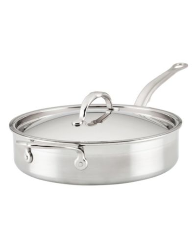 Сковорода сотейник Hestan® ProBond Clad TITUM® из нержавеющей стали с антипригарным покрытием на 3-Quart