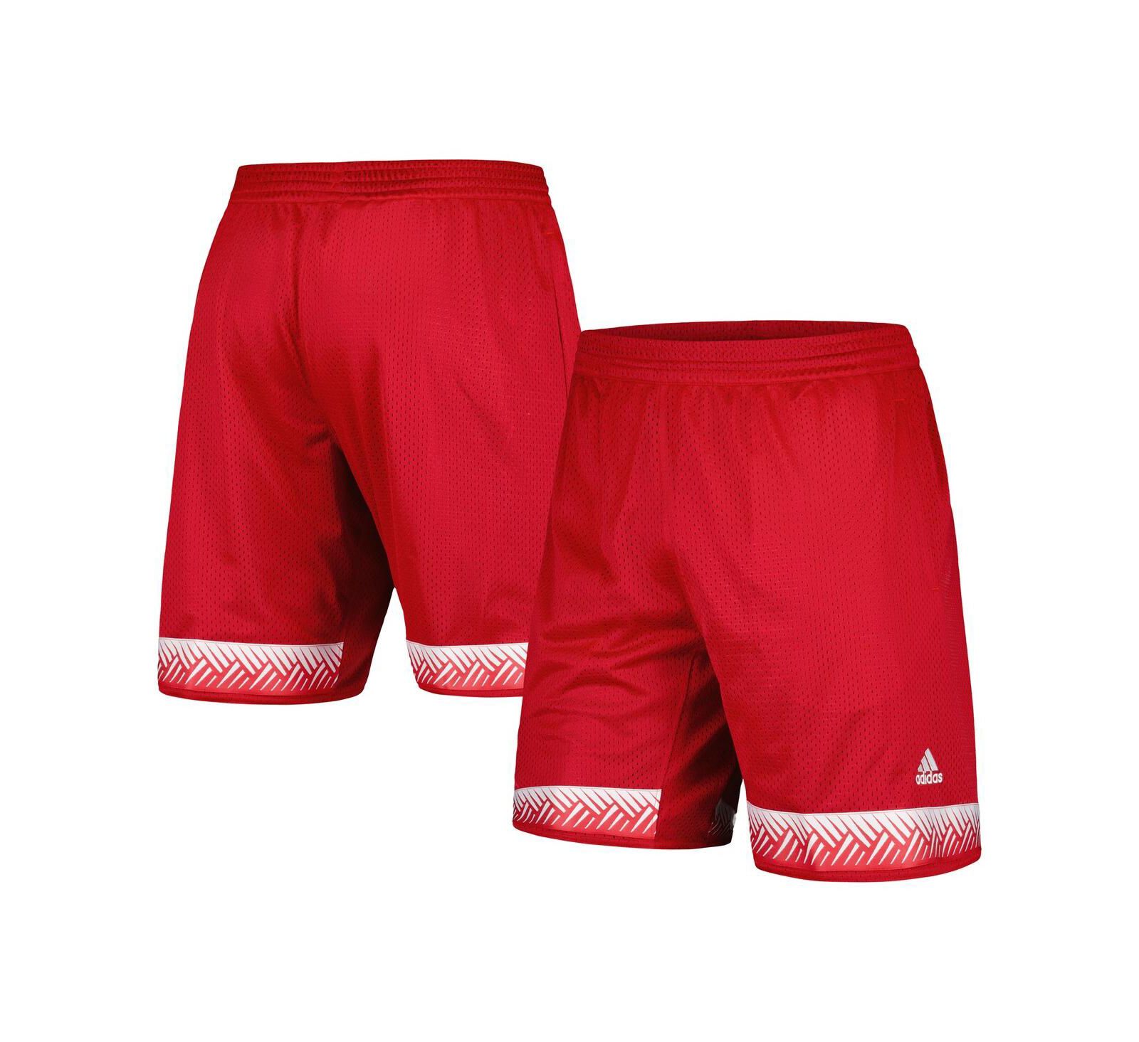 Men's adidas Scarlet Nebraska Huskers Swingman Replica Basketball Shorts