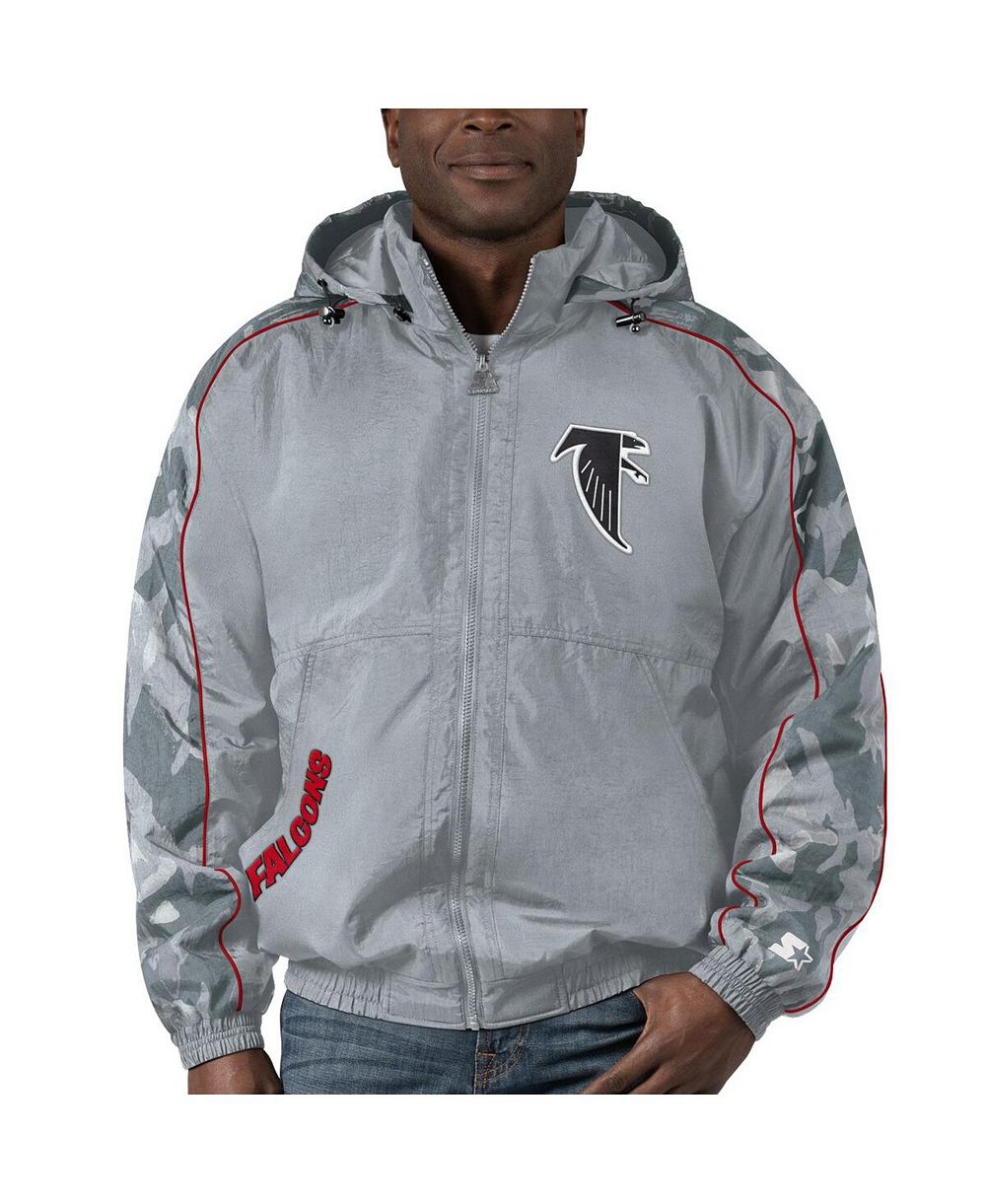 Starter Мужская куртка Full-Zip Atlanta Falcons Gray Distressed