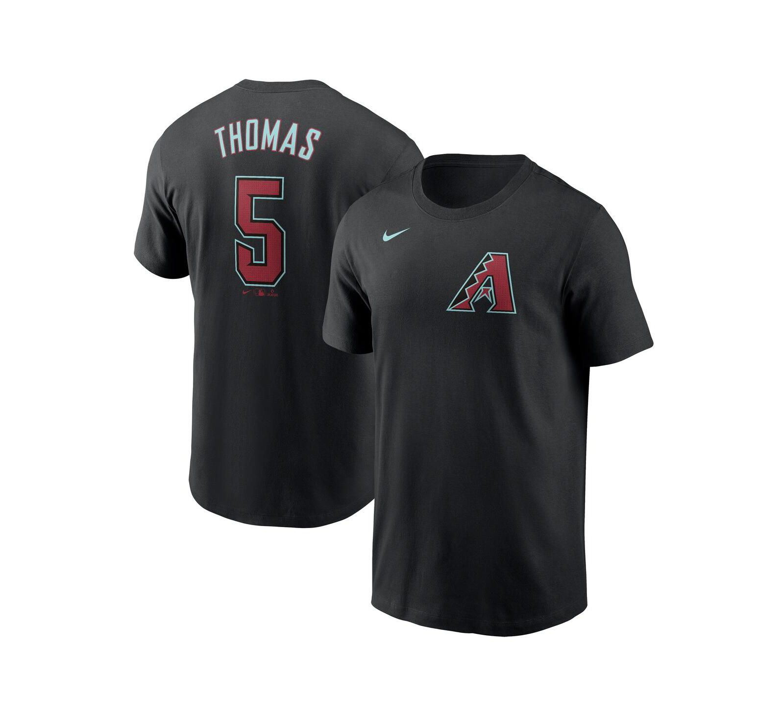 Мужская футболка Nike Alek Thomas Black Arizona Diamondbacks 2024 Fuse