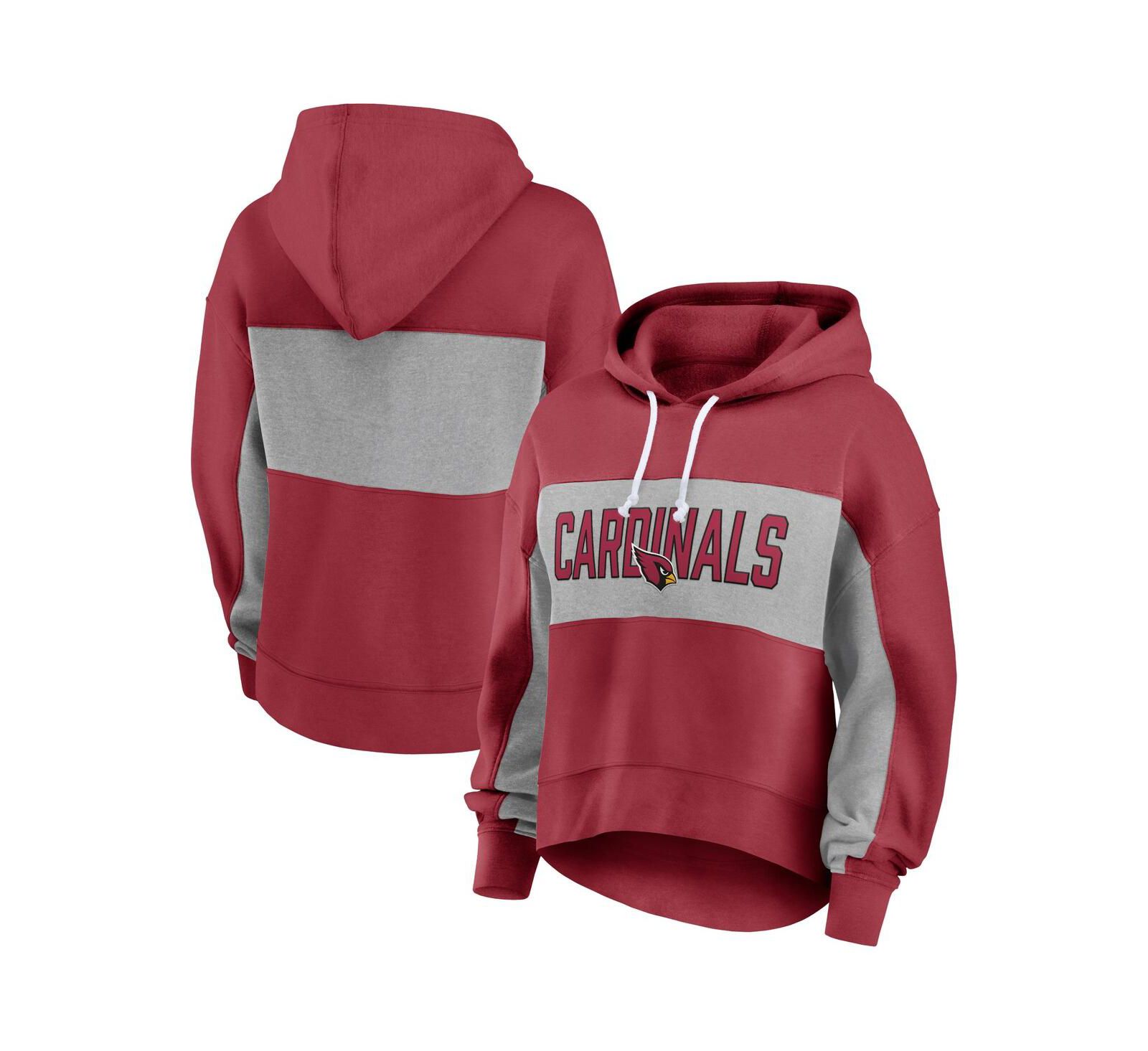 Fanatics Женское укороченное худи Arizona Cardinals Lightweight Modest Crop