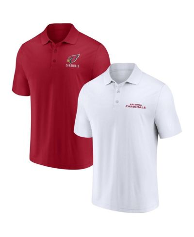 Мужской набор из двух поло рубашек Fanatics, белый, Arizona Cardinals