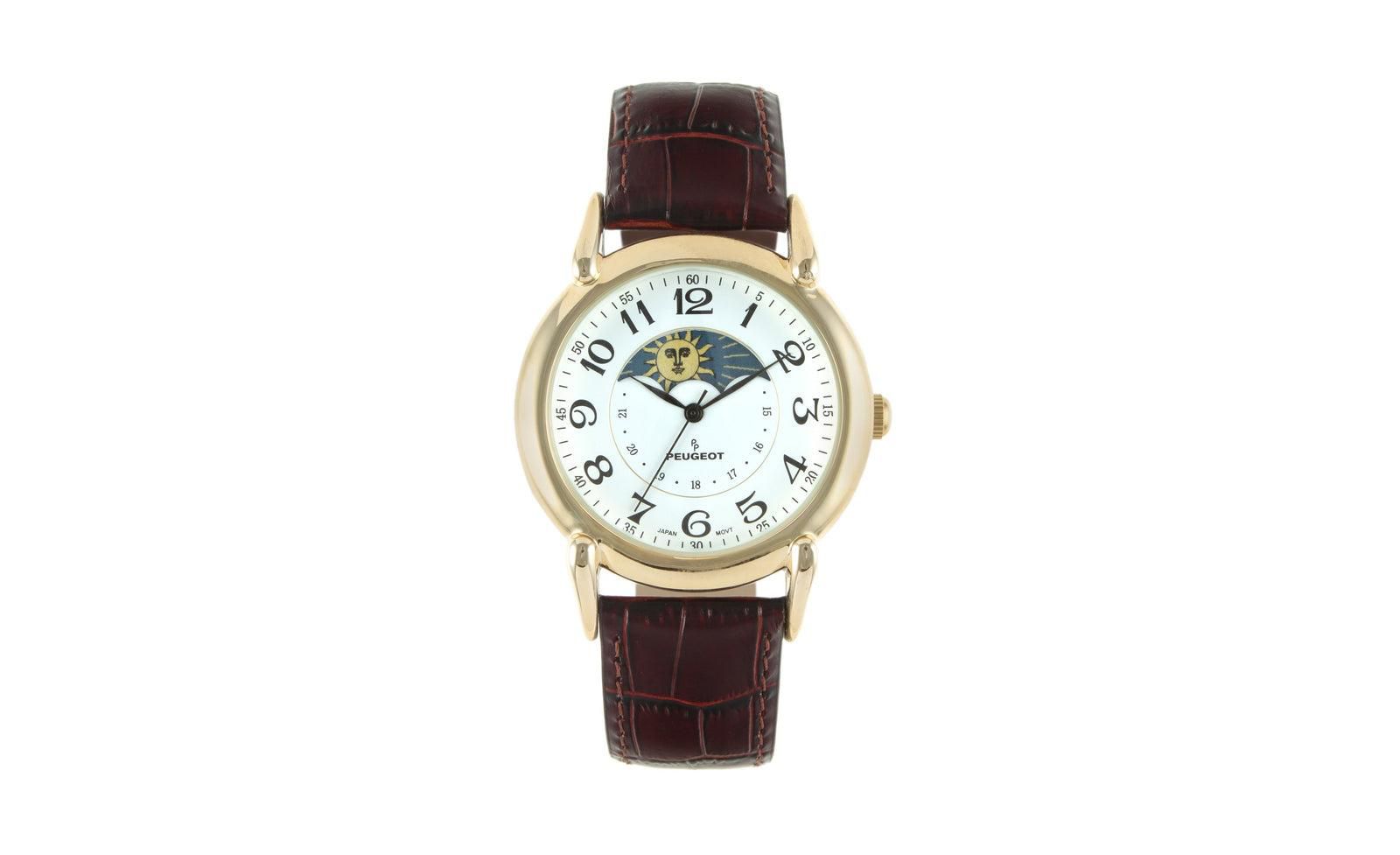 Часы Peugeot Men's 40mm Vintage White Dial