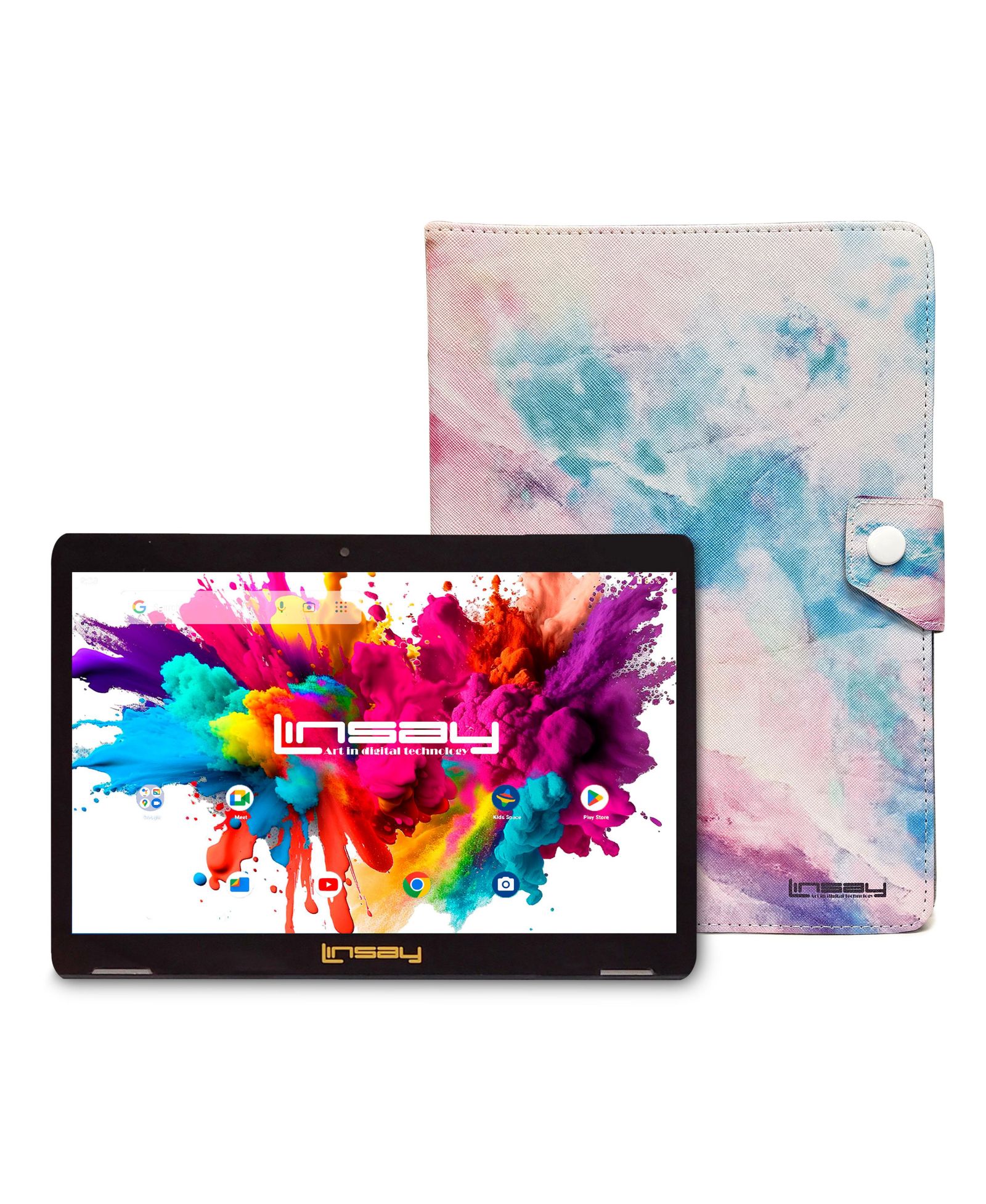 Планшет LINSAY 10.1", 128GB, Octa Core, Android 15