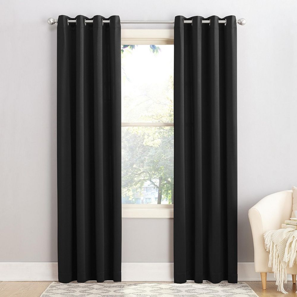 Sun Zero Grant Room Darkening Grommet Curtain Panel