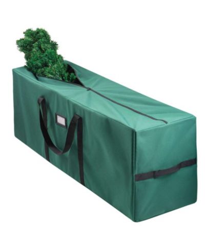 Homeitusa 9ft Christmas Tree Storage Bag - Waterproof 600D Oxford, heavy-duty, reinforced handles, dual zipper, 50x15x20