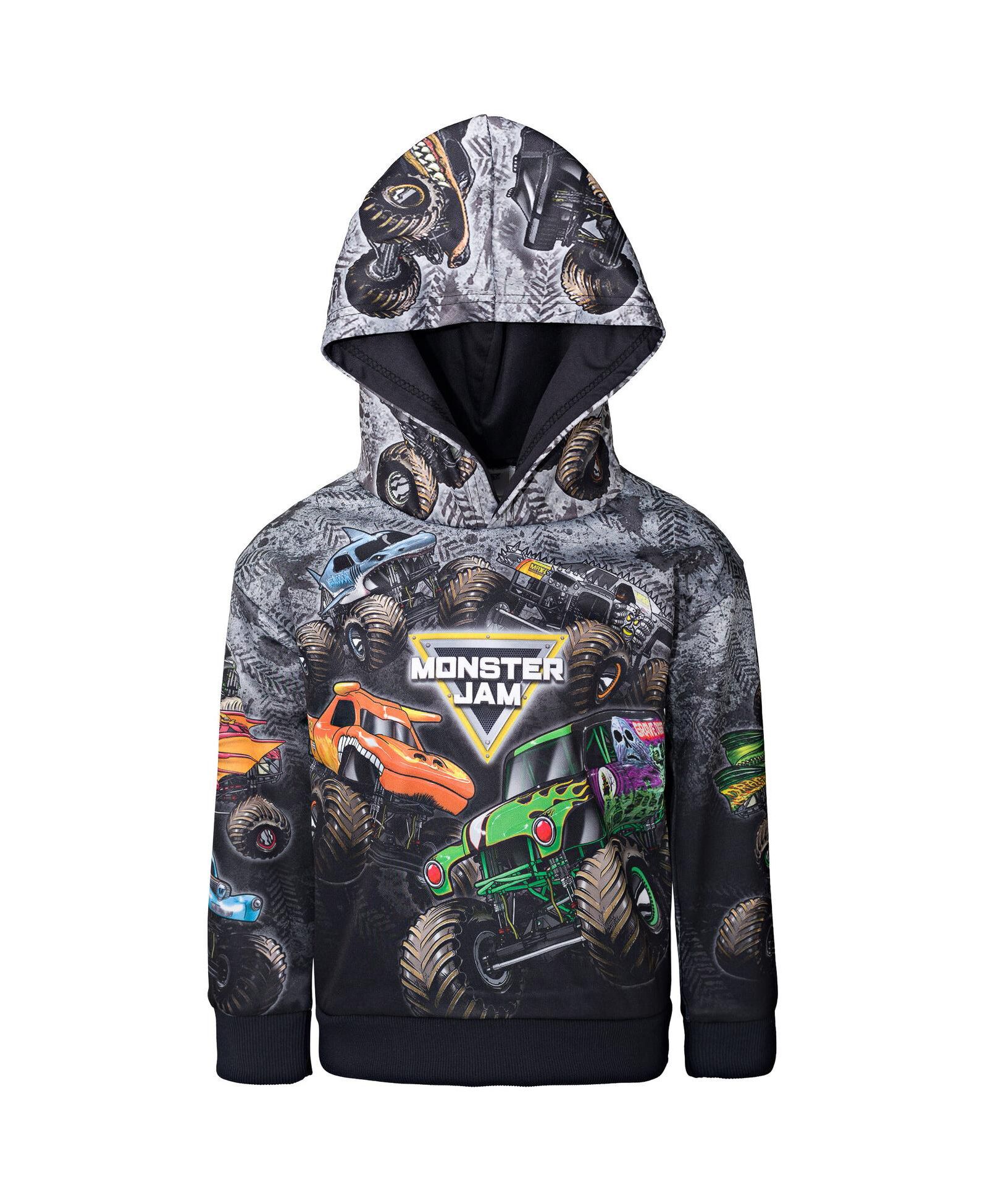Monster Jam Zombie Grave Digger Megalodon худи-толстовка для малышей и детей