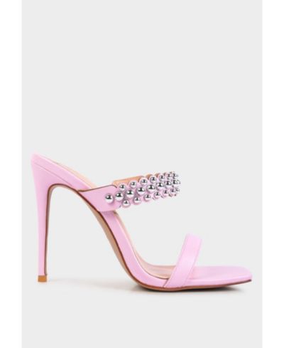 Женские сандалии London Rag Women's Bandy Stieletto Heel Metal Stud