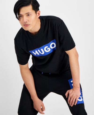 HUGO by Hugo Boss Men's Short Sleeve Crewneck Logo Graphic T-Shirt