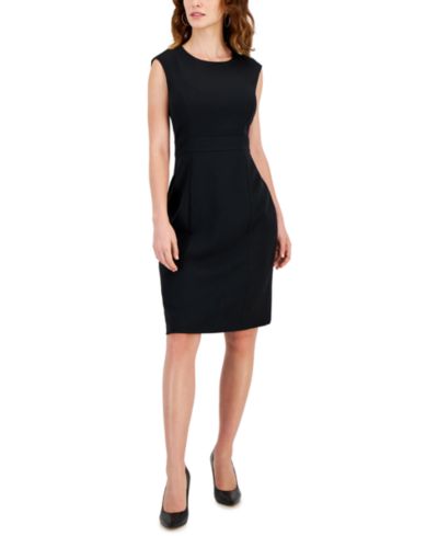 Женское платье-футляр Kasper Sleeveless Seamed Waist