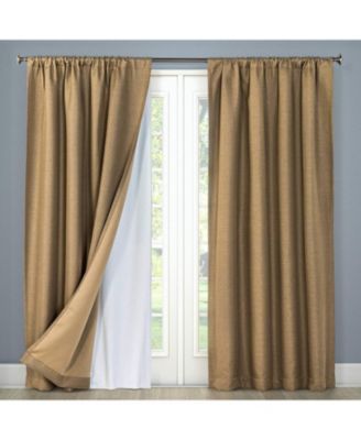 Шторы HLC.ME White Thermal Insulated 100% Blackout для гостиной, энергоэффективные и шумоподавляющие