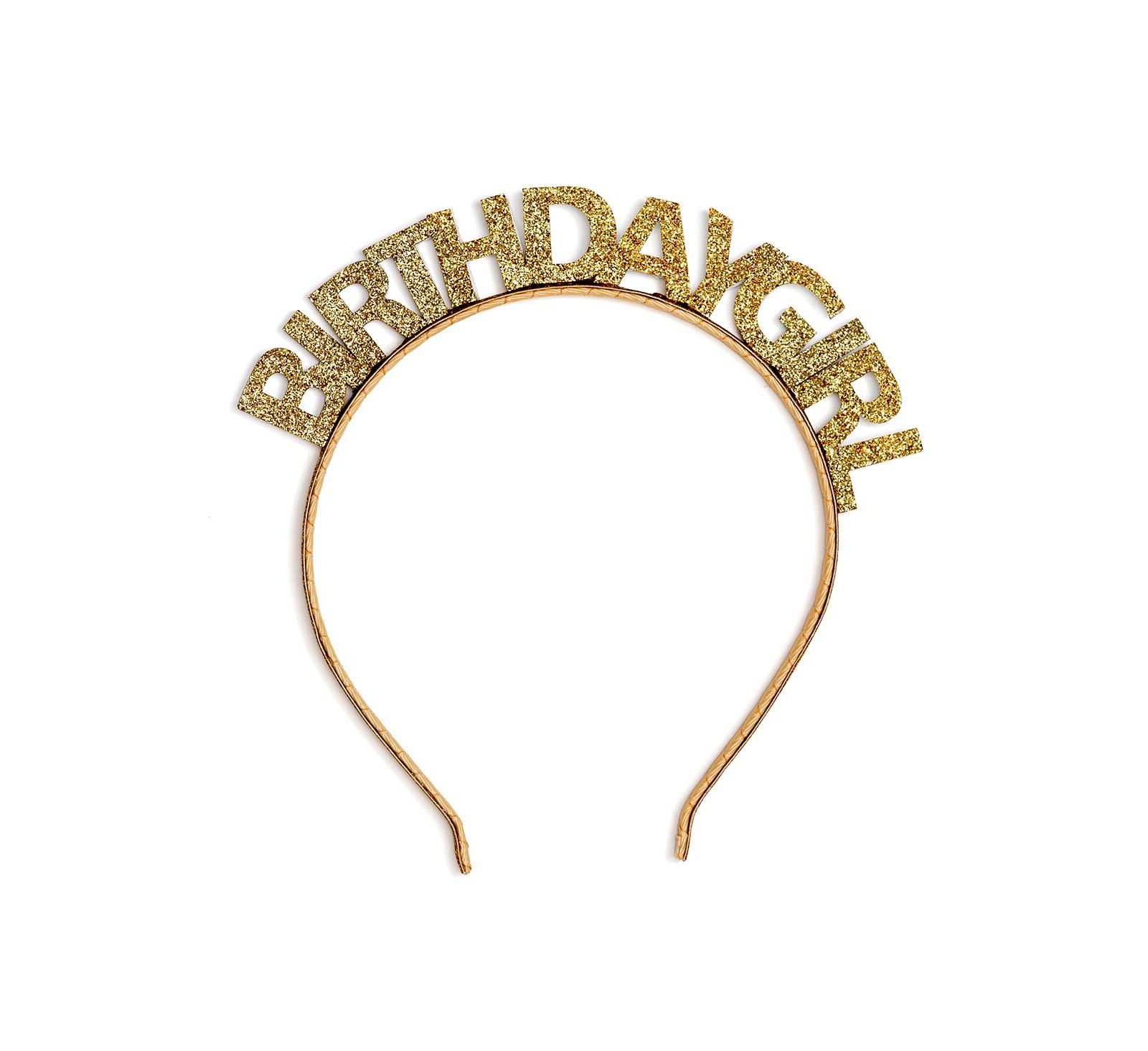 Sweet Wink ободок Gold Birthday Girl для девочек