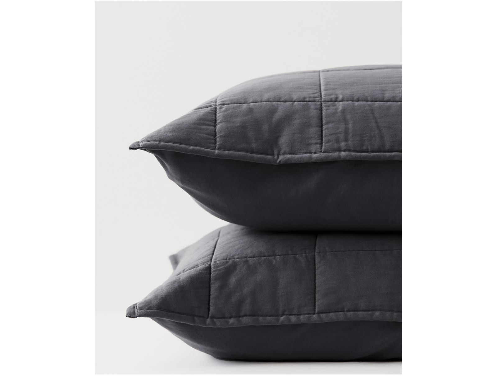 Pact органический хлопковый стеганый наволочка, 2-pack - Standard