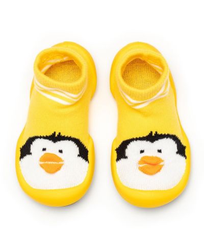 Детские носочки-пинетки Komuello Penguin-Yellow для малышей