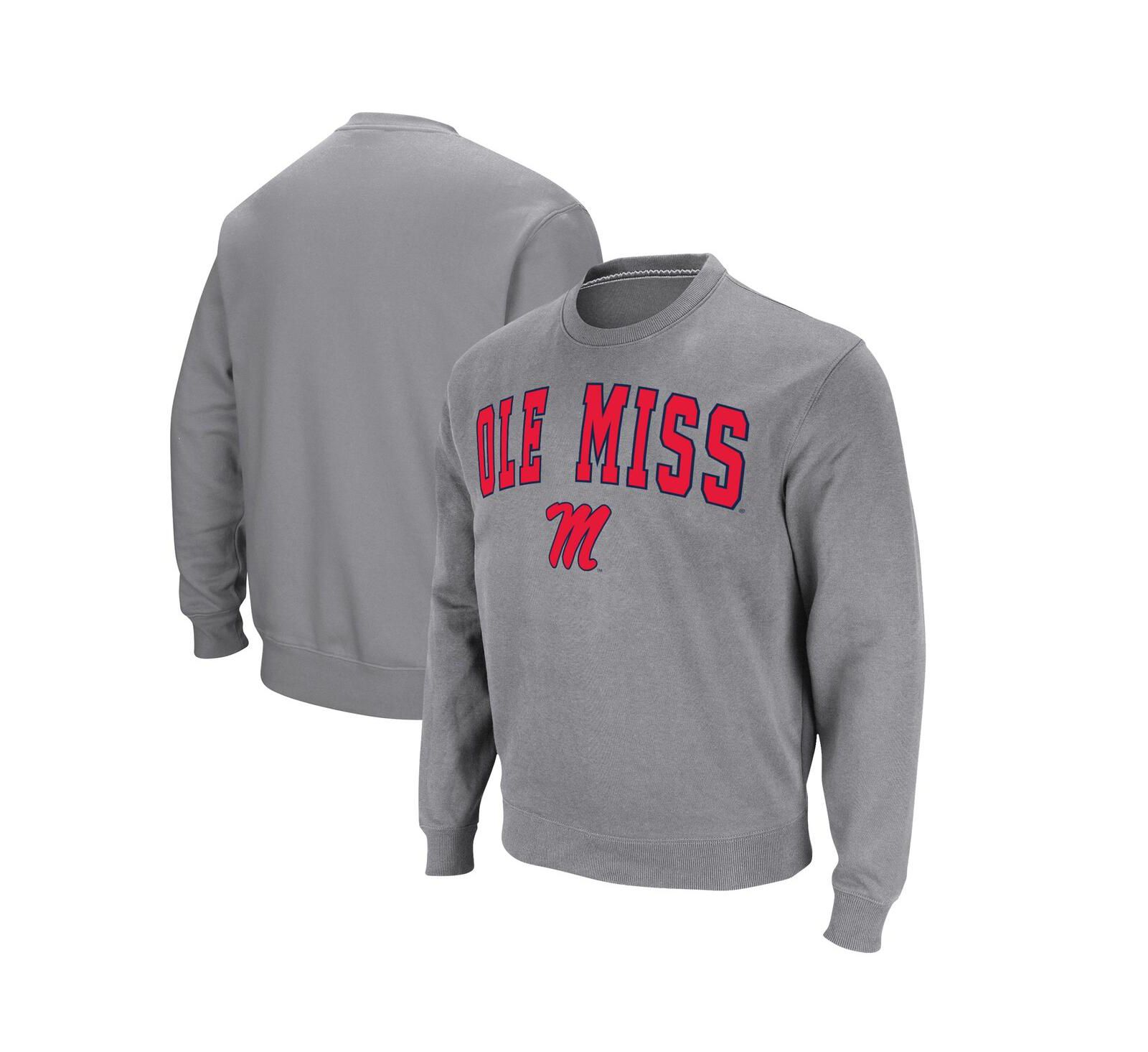 Свитшот Colosseum Men's Ole Miss Rebels Arch & Logo Pullover