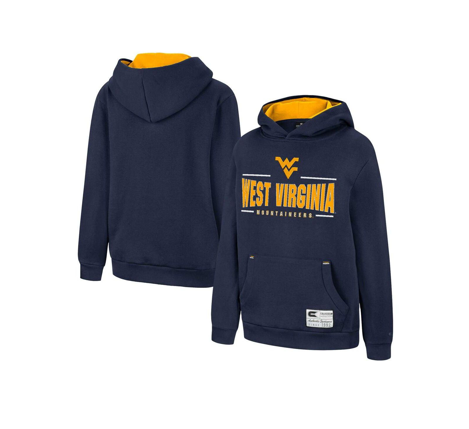 Детское худи Colosseum Navy West Virginia Mountaineers Lead Guitarists с капюшоном