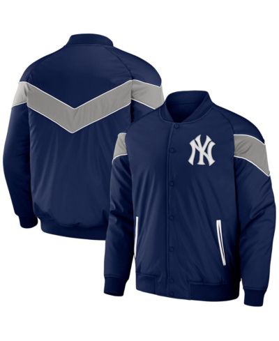 Мужская куртка Fanatics Darius Rucker Collection Navy New York Yankees Baseball Raglan Full-Snap