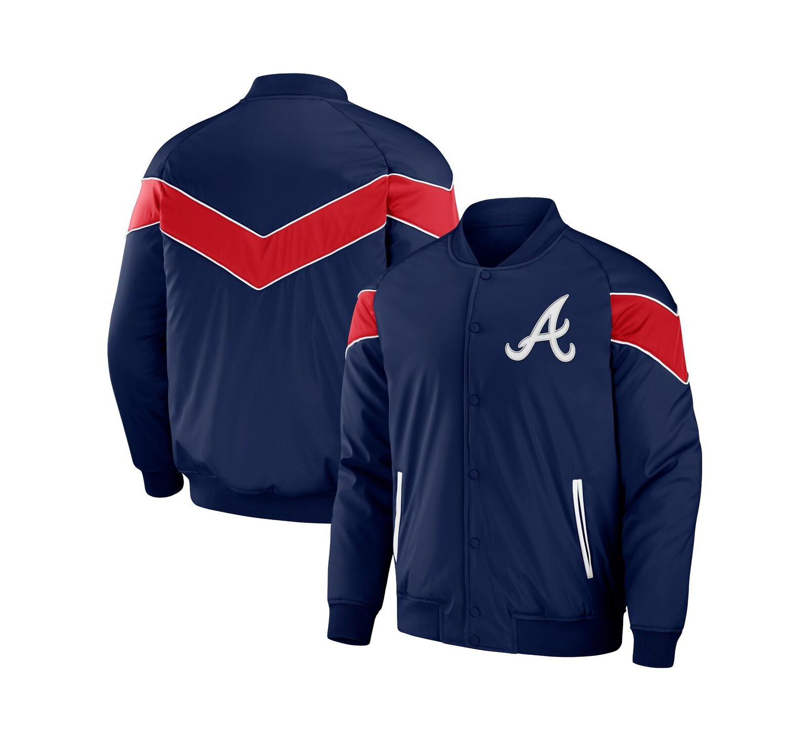 Мужская куртка Darius Rucker Collection by Fanatics, темно-синяя, Atlanta Braves