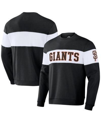 Мужской черный свитшот Darius Rucker Collection by Fanatics Stripe Pullover San Francisco Giants