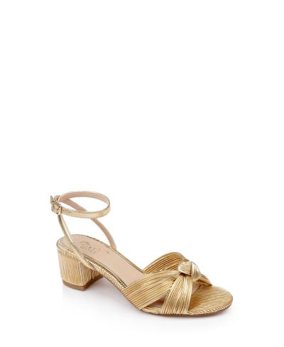 Женские вечерние босоножки Jewel Badgley Mischka Hudson Knot с каблуком