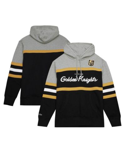 Мужское худи Mitchell & Ness Vegas Golden Knights Head Coach Black, Gray
